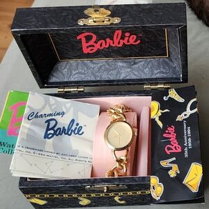 Barbie Gold Kids Watch